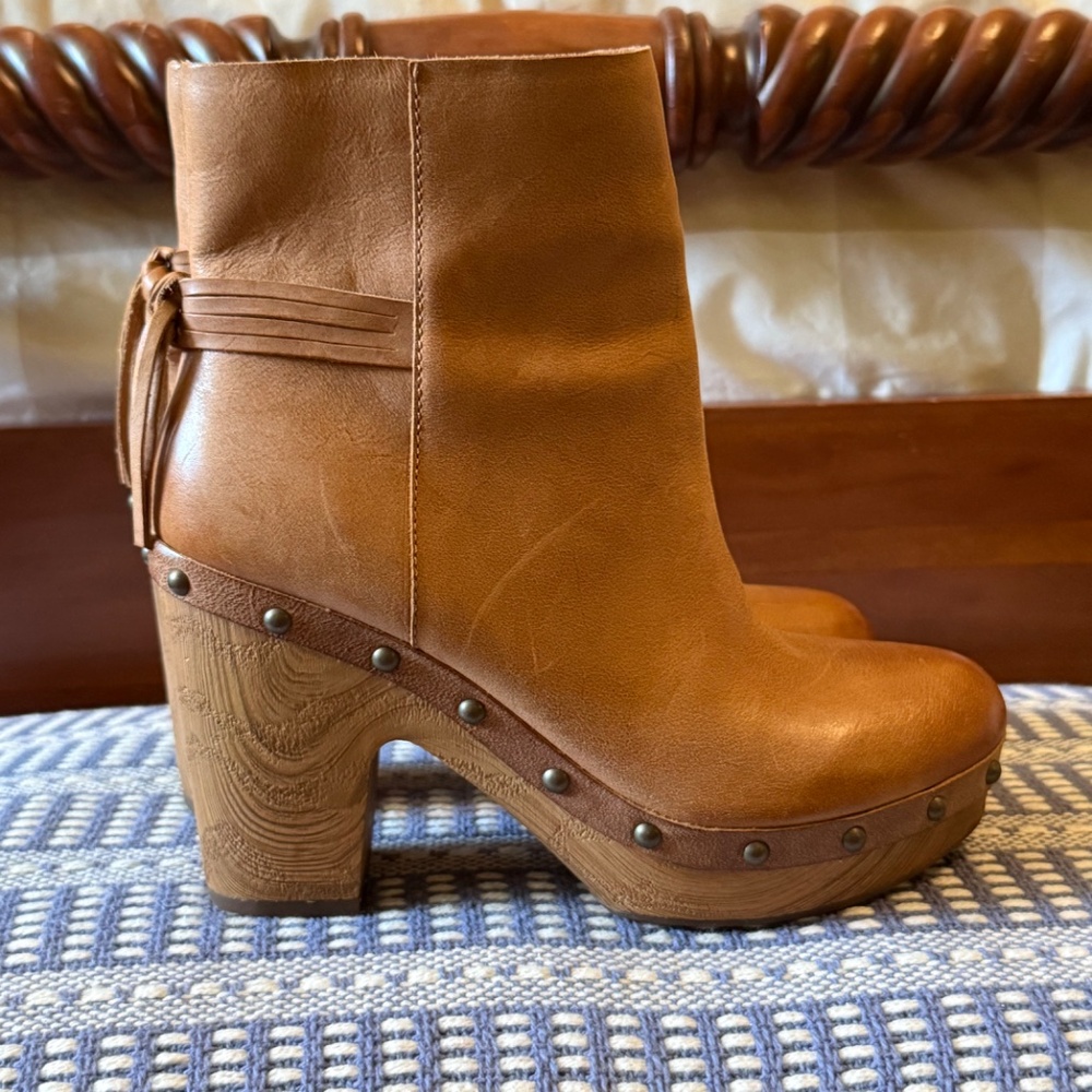 Kork-Ease Deegan Leather Studded Booties